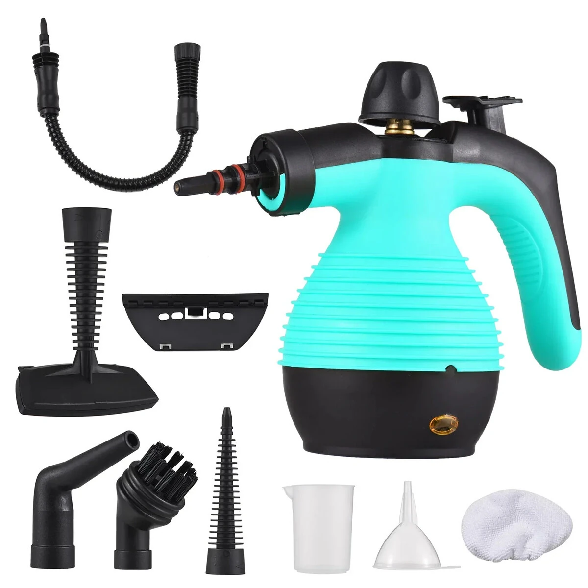 (image for) Handheld Steam Cleaning Machine 1050W High Temperature Steamer 3.0 bar Pressure 2-Minute Heat Up Multi Surface Versatility for Home Kitchen Bathroom Car